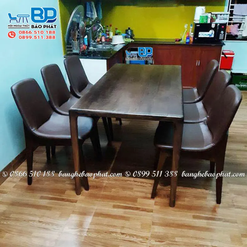 Bộ bàn ăn 6 ghế thanh lý Ventura