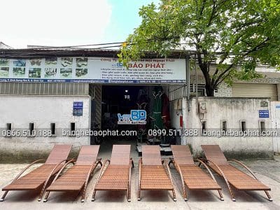 Ghế hồ bơi giả mây GHBBP032