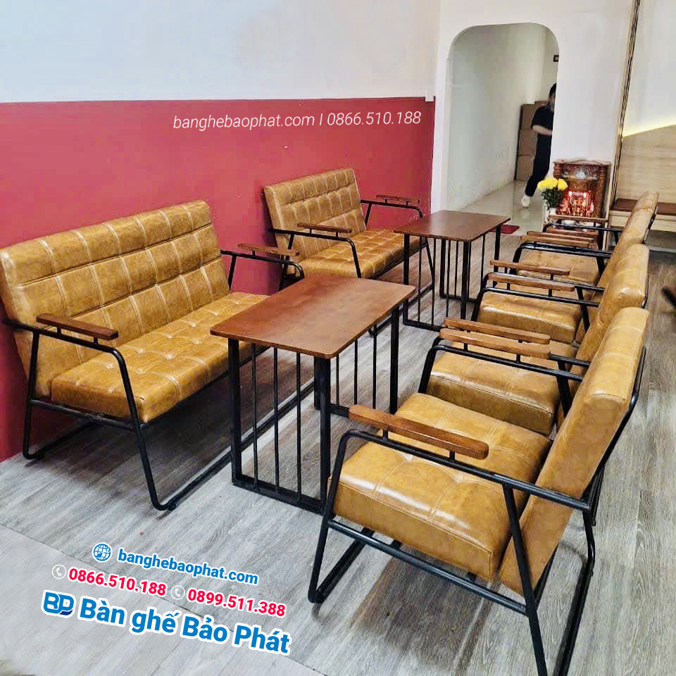 Sofa sắt nệm SFCFBP021