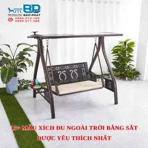 15+ mẫu xích đu ngoài trời bằng sắt được yêu thích nhất [timect]