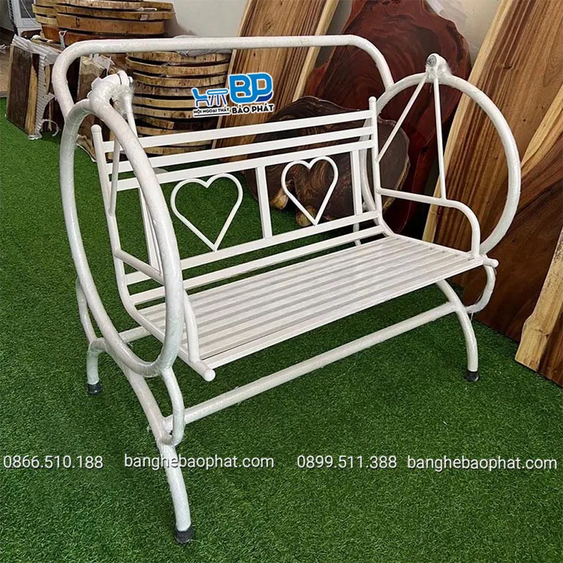 Xích đu ngoài trời bằng sắt XĐSBP005