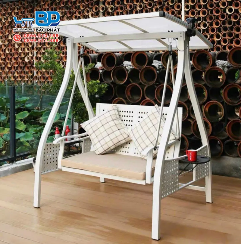 Xích đu nhôm đúc dạng đôi