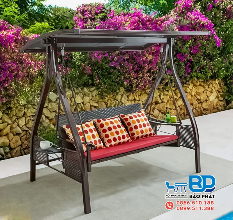 Xích đu nhôm đúc bền bỉ, không bị gỉ sét