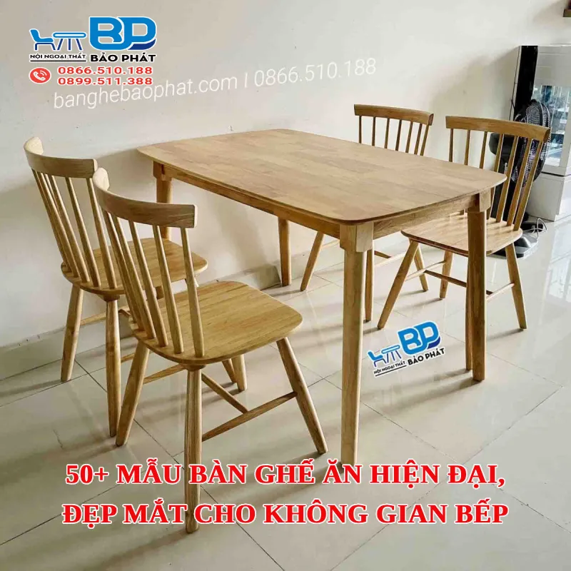 50+ mẫu bàn ghế ăn hiện đại, đẹp mắt cho không gian bếp