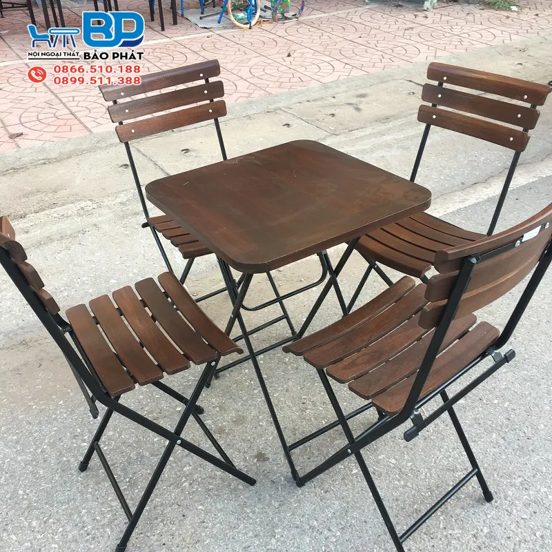 Bàn ghế Fansipan bền bỉ cho quán cafe