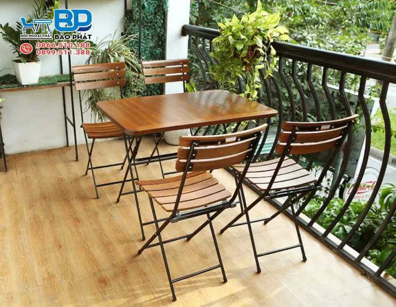 Bàn ghế Fansipan bền bỉ với thời gian