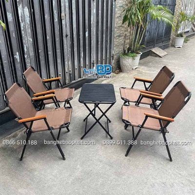 Bàn ghế xếp cafe Camping Sport