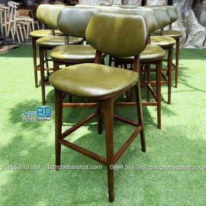 Ghế bar gỗ nệm PLC 13 Ghế bar gỗ nệm PLC