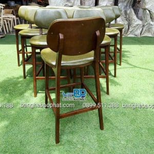 Ghế bar gỗ nệm PLC 15 Ghế bar gỗ nệm PLC