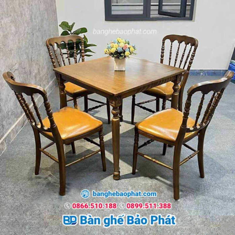 Bàn Cao 75cm Thì Ghế Cao Bao Nhiêu Đạt Chuẩn? 8 Ghế gỗ 45cm phù hợp với bàn 75cm