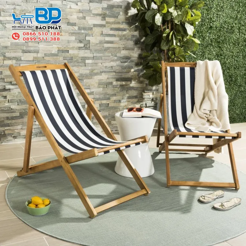 Ghế kết hợp võng khung gỗ