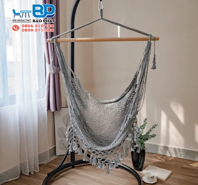 Ghế kết hợp võng treo trần