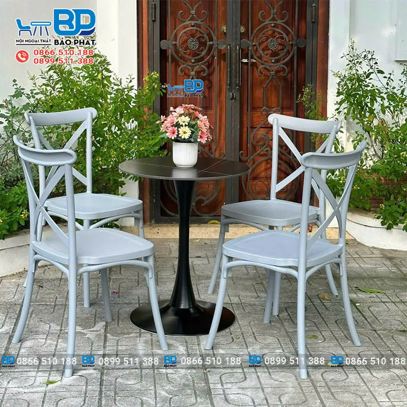Ghế nhựa đúc ngoài trời 3041