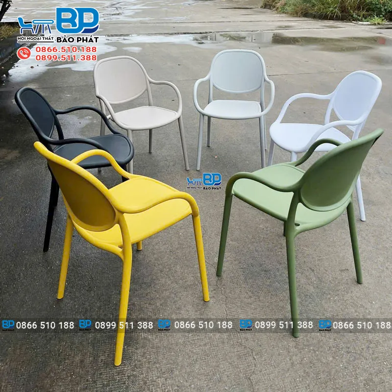 Ghế thư giãn ngoài trời từ nhựa cao cấp