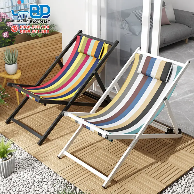 Ghế võng gỗ thư giãn cho không gian ban công