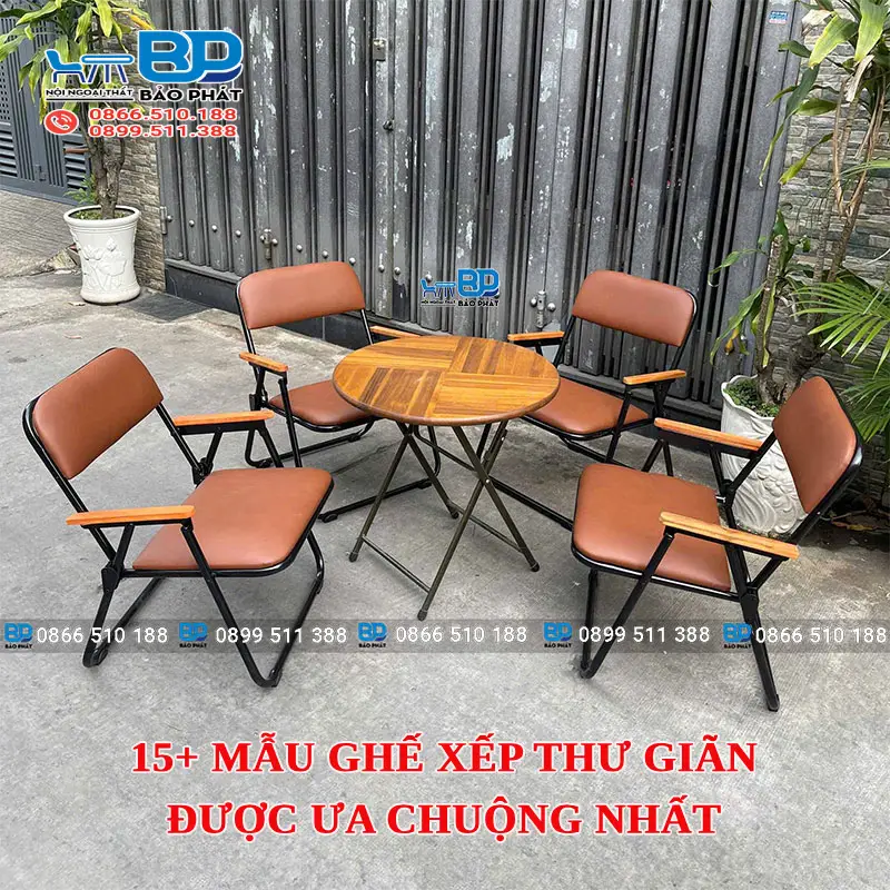 15+ mẫu ghế xếp thư giãn được ưa chuộng nhất [timect]