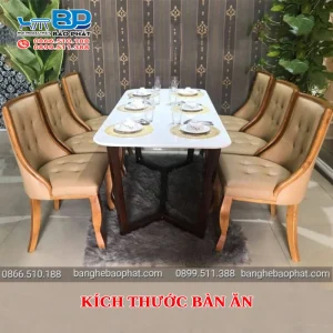 Kích thước bàn ăn