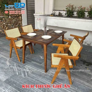 Kích thước ghế ăn