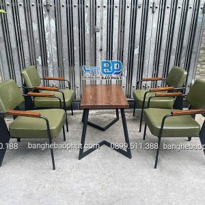 Sofa Quán Cafe Khung Sắt Bộc Nệm Sofa Napa 11 Sofa quán cafe khung sắt bộc nệm Sofa Napa