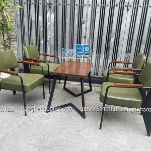 Sofa Quán Cafe Khung Sắt Bộc Nệm Sofa Napa 12 Sofa quán cafe khung sắt bộc nệm Sofa Napa