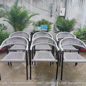 Bàn ghế đan dây dù BGDDBP001 9 Bàn ghế đan dây dù BGDDBP001