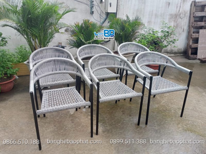 Bàn ghế đan dây dù BGDDBP001 15 Ứng dụng của bộ bàn ghế đan dây dù BGDDBP001