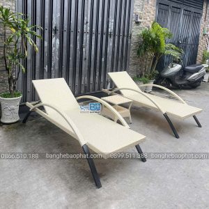 Ghế hồ bơi giả mây GHBBP035