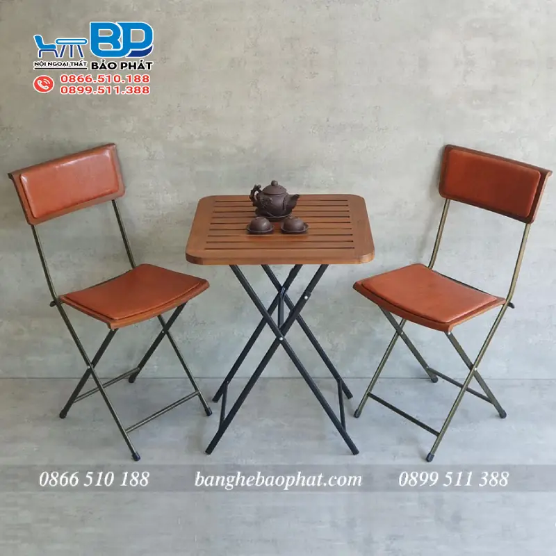 Kích Thước Bàn Cafe 2 Người Tiêu Chuẩn và Phổ Biến 9 Kích thước bàn cafe 2 người dạng vuông