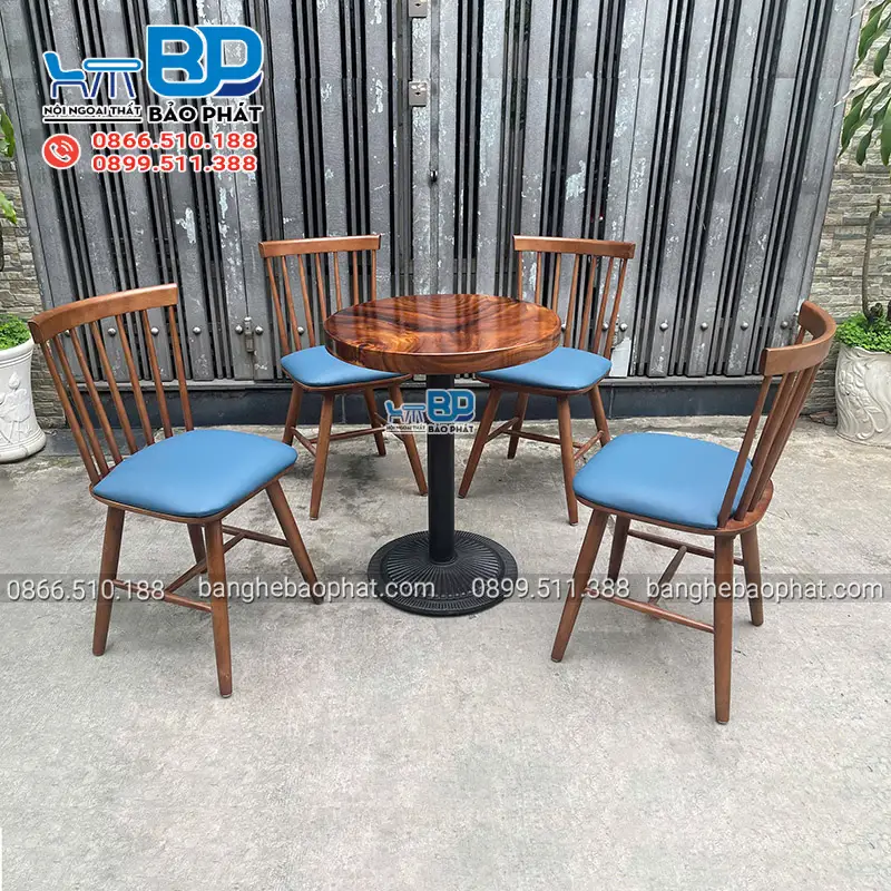 Kích Thước Bàn Cafe 4 Người Tiêu Chuẩn 7 Kích thước bàn cafe 4 người hình tròn