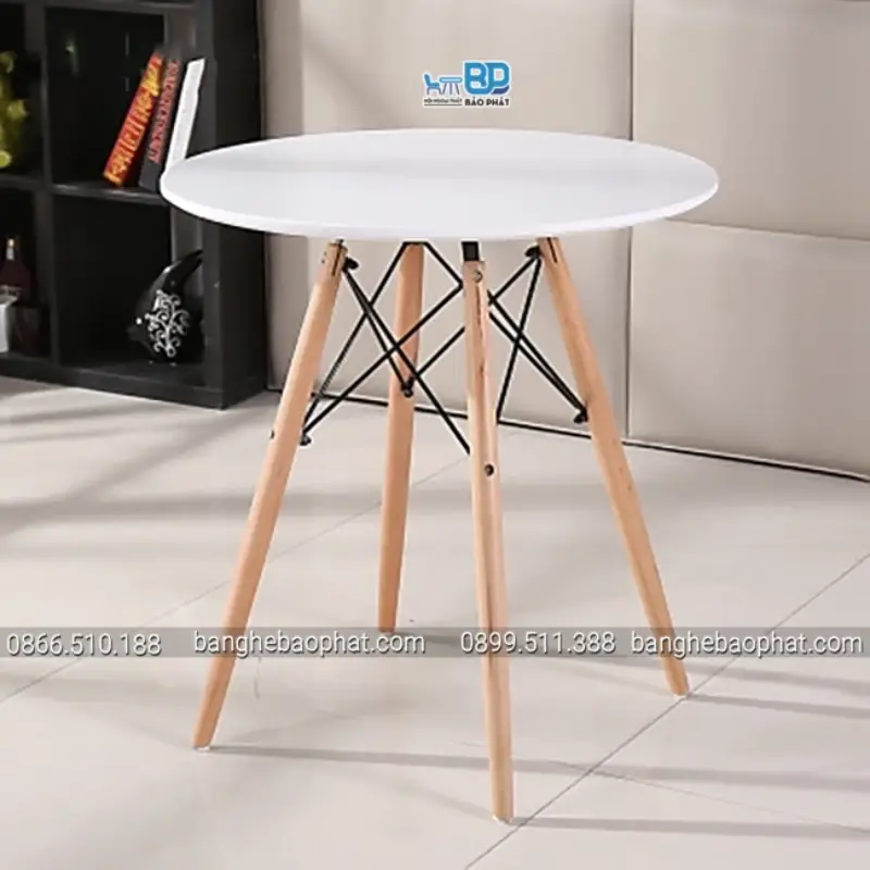 Kích Thước Bàn Cafe Tiêu Chuẩn Phù Hợp Tất Cả Phong Cách 19 Mẫu bàn cafe chân gỗ kích thước nhỏ gọn