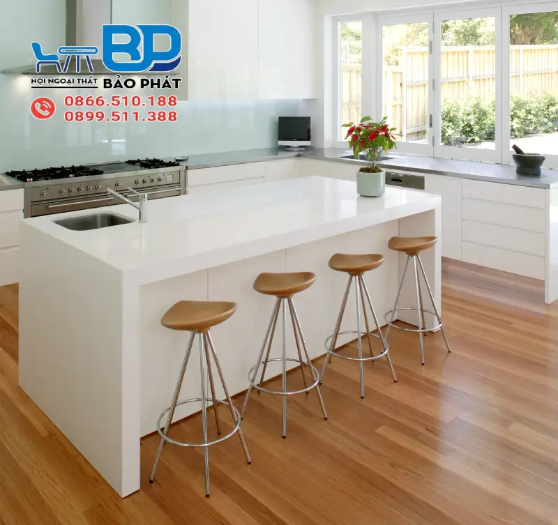 Mẫu quầy bar đơn giản nhưng tinh tế