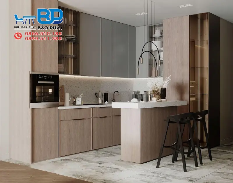 Mẫu quầy bar gia đình nhỏ gọn