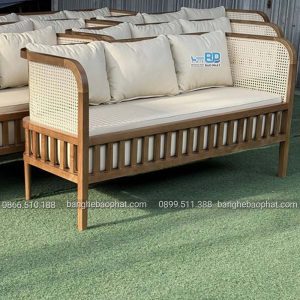 Sofa gỗ hiện đại lưng đại