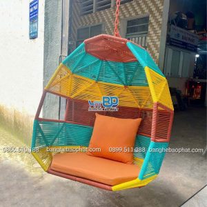 Xích đu dây dù hình kim cương