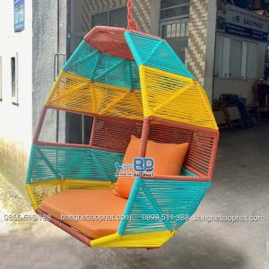 Xích Đu Dây Dù Hình Kim Cương 9 Xích đu dây dù hình kim cương