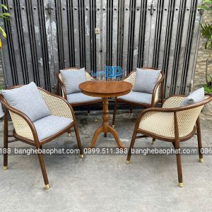 Bộ Bàn Ghế Gỗ Nệm Cavallo Cao Cấp 12 Bộ bàn ghế gỗ nệm Cavallo cao cấp