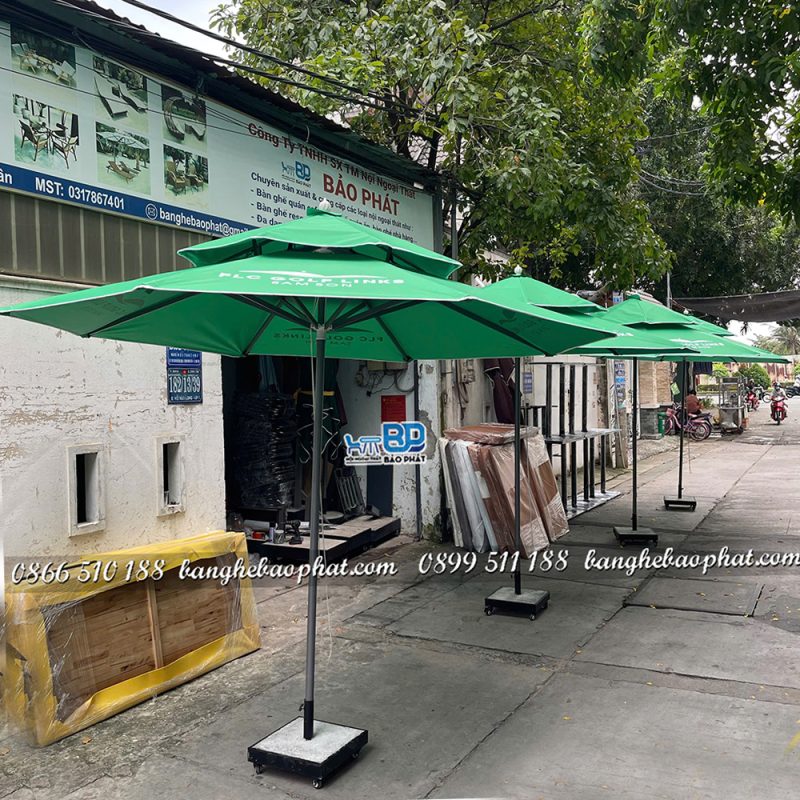 Dù Chính Tâm 2 Tầng 12 Dù chính tâm 2 tầng giải pháp che nắng thông gió vượt trội