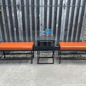 Bộ Ghế Ngồi Chờ Quán Bida Không Tựa Lưng 10 Ghế ngồi chờ quán bida không tựa lưng