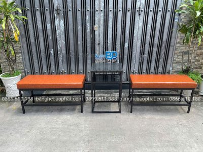 Ghế ngồi chờ quán bida không tựa lưng