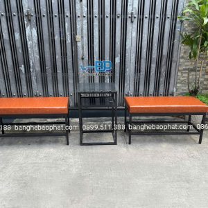 Bộ Ghế Ngồi Chờ Quán Bida Không Tựa Lưng 12 Ghế ngồi chờ quán bida không tựa lưng