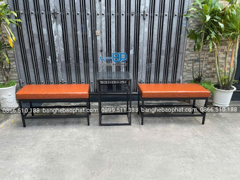 Bộ Ghế Ngồi Chờ Quán Bida Không Tựa Lưng 16 Ghế ngồi chờ quán bida không tựa lưng thiết kế đẹp và sang trọng