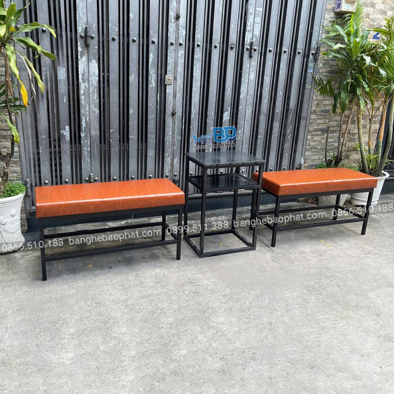 Bộ Ghế Ngồi Chờ Quán Bida Không Tựa Lưng 13 Ghế ngồi chờ quán bida không tựa lưng tối ưu không gian chuyên nghiệp