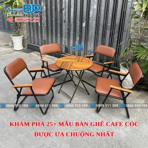 Khám phá 25+ mẫu bàn ghế cafe cóc được ưa chuộng nhất [timect]