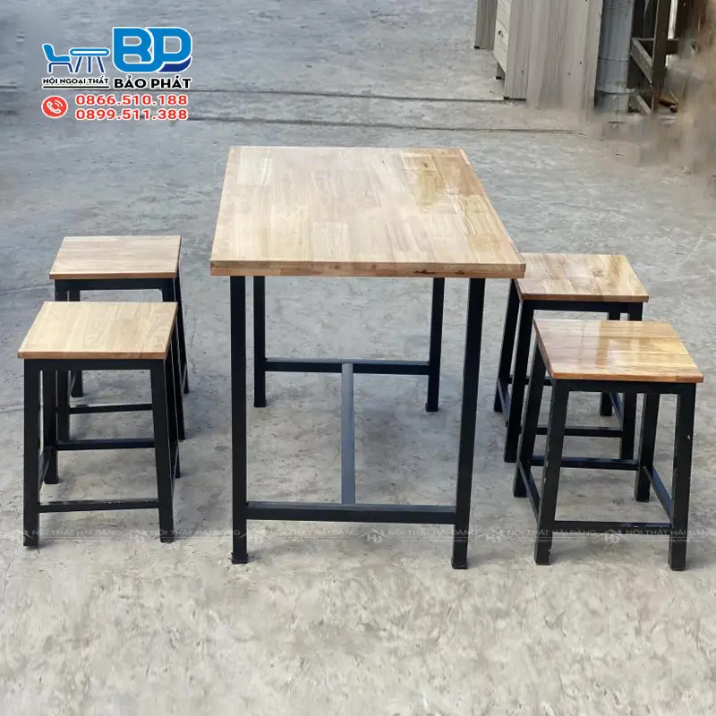 Gỗ Ghép Là Gì? Ưu Điểm và Ứng Dụng của Gỗ Ghép 11 Bàn ghế gỗ ghép bền bỉ, đẹp mắt