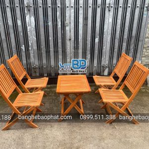 Bàn Ghế Quán Nhậu Vỉa Hè Xếp Gọn TD 10 bàn ghế quán nhậu vỉa hè xếp gọn