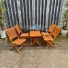 Bàn Ghế Quán Nhậu Vỉa Hè Xếp Gọn TD 6 Bàn ghế quán nhậu vỉa hè xếp gọn