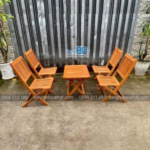 Bàn Ghế Quán Nhậu Vỉa Hè Xếp Gọn TD 9 Bàn ghế quán nhậu vỉa hè xếp gọn
