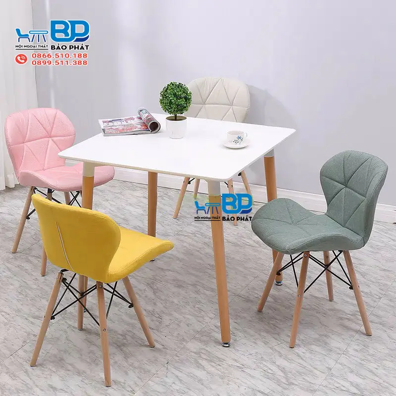 Cách Chọn Bàn Ghế Quán Trà Sữa Phong Cách Tối Giản 14 Bàn ghế quán trà sữa phong cách tối giản có sự đa dạng về màu sắc, kiểu dáng