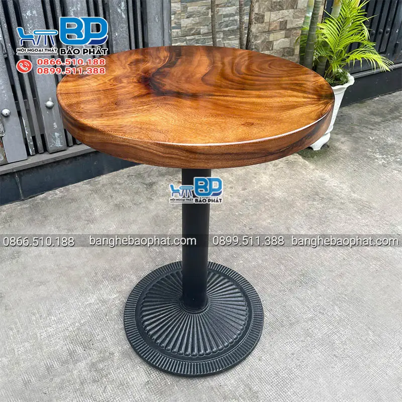 Bàn gỗ me Tây nguyên tấm