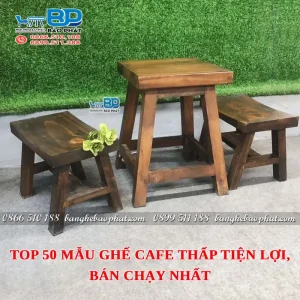 Top 50 mẫu ghế cafe thấp tiện lợi, bán chạy nhất [timect]